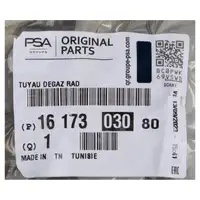 ORIGINAL CITROEN PEUGEOT K&uuml;hlmittelrohrleitung Jumper Boxer 2.0-2.2 BlueHDi 1617303080