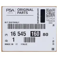 ORIGINAL PSA OPEL Zahnriemensatz C1 C3 C4 Astra L Corsa F 108 208 1.2 Turbo 1654516080