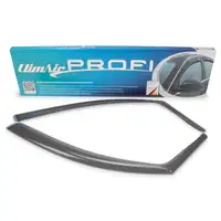 CLIMAIR Windabweiser Regenabweiser f&uuml;r VW Caddy 4 mit ABE rauchgrau get&ouml;nt (1 Paar)