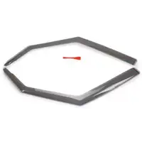 CLIMAIR Windabweiser Regenabweiser f&uuml;r VW Multivan T7 5-T&uuml;rer mit ABE Grau 1 Paar vorne