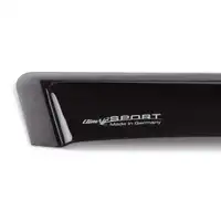 CLIMAIR Windabweiser Regenabweiser f&uuml;r MERCEDES-BENZ W211 S11 mit ABE Schwarz 1 Paar vorne