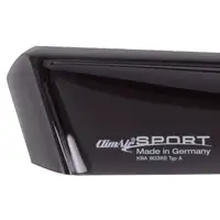 CLIMAIR Windabweiser Regenabweiser f&uuml;r VW Golf 5 1K1 mit ABE schwarz 1 Paar vorne