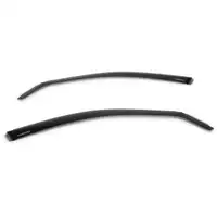 CLIMAIR Windabweiser Regenabweiser für MERCEDES-BENZ E-Klasse W212 mit ABE Schwarz 1 Paar