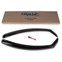 CLIMAIR Windabweiser Regenabweiser f&uuml;r DACIA Sandero 2 Logan 2 mit ABE schwarz 1Paar vorne