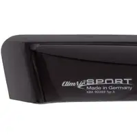 CLIMAIR Windabweiser Regenabweiser für NISSAN Qashqai 2 SUV mit ABE schwarz (1 Paar) vorne