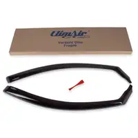 CLIMAIR Windabweiser Regenabweiser für NISSAN Qashqai 2 SUV mit ABE schwarz (1 Paar) vorne