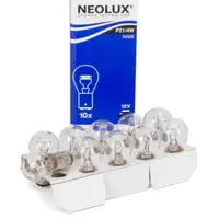 10x NEOLUX N566 Gl&uuml;hlampe Halogenlampe Sockelgl&uuml;hlampe P21/4W 12V 21/4W BAZ15d