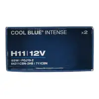 2x OSRAM 64211CBN-2HB COOL BLUE INTENSE H11 Gl&uuml;hlampe 12V 55W PGJ19-2 +100% 5000K