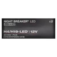 2x OSRAM H4/H19 NIGHT BREAKER LED SMART Lampe mit Stra&szlig;enzulassung 12V 20/19W P43t +330%