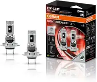 2x OSRAM H7 NIGHT BREAKER LED SPEED Lampe mit Stra&szlig;enzulassung 12V 16W PX26d 6000K 1550lm