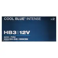 2x OSRAM Gl&uuml;hlampe Halogenlampe HB3 COOL BLUE INTENSE LED-LOOK P20d 60W 12V 5000K +100%