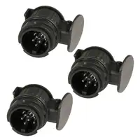 3x KURZ Adapter Kurzadapter Stecker Steckdose Anh&auml;nger Kupplung 13 auf 7 polig