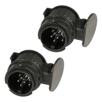 2x KURZ Adapter Kurzadapter Stecker Steckdose Anh&auml;nger Kupplung 13 auf 7 polig