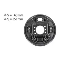 AIC Abdeckblech Bremstrommel f&uuml;r HYUNDAI i20 2 KIA Rio 3 hinten rechts 58365-0U000