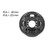 AIC Abdeckblech Bremstrommel f&uuml;r HYUNDAI i20 2 KIA Rio 3 hinten links 58355-0U000
