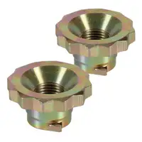 2x AIC Achsmutter Antriebswelle M16x1,5mm f&uuml;r AUDI SEAT SKODA VW Fox Polo vorne 6Q0407396B