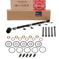AIC Wiring Harness + 5x ELRING Pump-Nozzle Gasket Set for VW Touareg 7L, Phaeton T5, 2.5 TDI