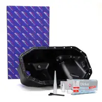 AIC &Ouml;lwanne + Ablassschraube + ELRING Dichtungsmasse f&uuml;r VW Golf 5 Caddy 3 SEAT 5P 1.4