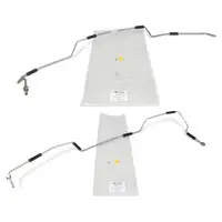 2x AIC Hydraulikschlauch Vorlauf+R&uuml;cklauf f&uuml;r FORD Fiesta 4 1.25i 1.3i 1.4i 1.8D Puma EC_