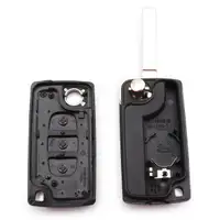 AIC 57564 Schlüsselgehäuse + Schlüsselrohling 3-Tasten für PEUGEOT 207 307 308 407 6490.76