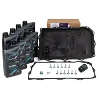 AIC &Ouml;lwanne + Filter Schrauben Automatikgetriebe 8HP45-75 + 8L WOLF Getriebe&ouml;l f&uuml;r BMW