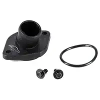 BEHR MAHLE Thermostat + Flansch + Dichtung f&uuml;r VW Golf 3 4 Polo 6N Ibiza 2 Leon 1 1.6