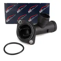 AIC K&uuml;hlmittelflansch + Dichtung f&uuml;r VW Golf 5 Passat B6 AUDI A3 8P SEAT Leon 1.9/2.0 TDI