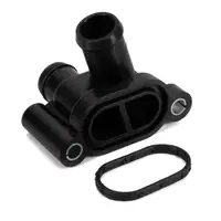 AIC K&uuml;hlmittelflansch + METZGER Regelventil + ELRING Dichtungen f&uuml;r AUDI VW 3.0 TDI