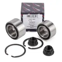 2x AIC 57658 Radlagersatz f&uuml;r CITROEN C1 1 2 PEUGEOT 107 108 TOYOTA Aygo B1 B4 IQ vorne