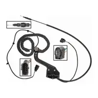 AIC 76109 Rollenf&uuml;hrung + Seilzug Schiebet&uuml;r f&uuml;r MERCEDES Sprinter B906 unten links