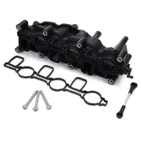 2x Ansaugbr&uuml;cke Saugrohr + PIERBURG Stellmotor f&uuml;r AUDI A4 A6 A8 Q7 VW Phaeton Touareg