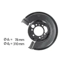 AIC Abdeckblech Ankerblech f&uuml;r MERCEDES W460 W461 W463 B901-905 hinten rechts 9014201144