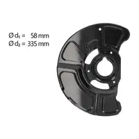 AIC Abdeckblech Ankerblech Bremsscheibe f&uuml;r MERCEDES-BENZ W212 S212 vorne links 2124201144