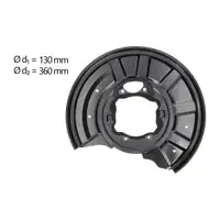 AIC Abdeckblech Ankerblech f&uuml;r MERCEDES W211 S211 X218 C218 C204 hinten rechts 2124202244