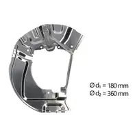 AIC Abdeckblech Ankerblech Bremsscheibe f&uuml;r BMW 5er E60 E61 vorne rechts 34116767648