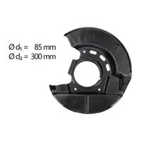 AIC Abdeckblech Ankerblech f&uuml;r BMW 3er E30 Z1 Roadster vorne rechts 34111154242