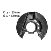 AIC Abdeckblech Ankerblech f&uuml;r BMW 3er E30 Z1 Roadster vorne links 34111154241