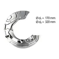 AIC Abdeckblech f&uuml;r BMW 1er E81-88 2er F45 F46 3er E90-93 Z4 E89 vorne links 34106762851