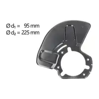 AIC Abdeckblech Ankerblech Bremsscheibe f&uuml;r OPEL Astra H Zafira B vorne links 13299339