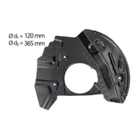 AIC Abdeckblech Ankerblech Bremsscheibe f&uuml;r BMW X5 E83 3.0-4.8 vorne rechts 34116756902