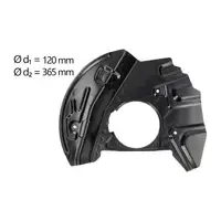 AIC Abdeckblech Ankerblech Bremsscheibe f&uuml;r BMW X5 E83 3.0-4.8 vorne links 34116756901