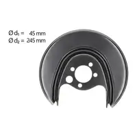 AIC Abdeckblech Ankerblech f&uuml;r VW Caddy 2 Polo 6N SEAT Ibiza 2 hinten links 6N0615611