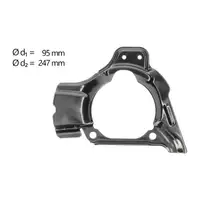 AIC Abdeckblech Ankerblech f&uuml;r ALFA ROMEO 145 146 155 FIAT Punto LANCIA Y vorne rechts