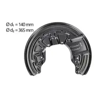 AIC Abdeckblech Ankerblech Bremsscheibe f&uuml;r AUDI S4 B6 B7 vorne links 8E0615311C