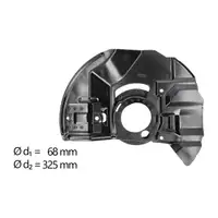 AIC Abdeckblech Ankerblech f&uuml;r BMW 3er E46 316-328 Z4 E85 vorne links 34116750129