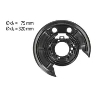 AIC Abdeckblech Bremsscheibe f&uuml;r CITROEN Jumper 3 PEUGEOT Boxer hinten links 4211.C4