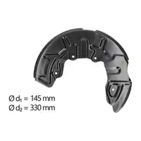 AIC Abdeckblech Ankerblech Bremsscheibe f&uuml;r AUDI A4 B6 B7 vorne rechts 8E0615312A