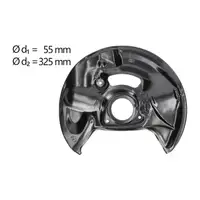 AIC Abdeckblech Ankerblech f&uuml;r MERCEDES W202 S202 W210 S210 R170 vorne rechts 2104211120