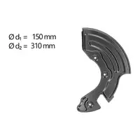 AIC 57064 Abdeckblech Ankerblech f&uuml;r VW Passat B5.5 AUDI A6 C5 SKODA Superb 1 vorne links