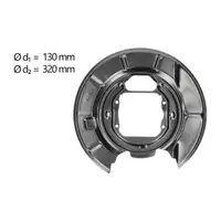 AIC 57130 Abdeckblech Ankerblech f&uuml;r BMW 5er E39 Touring hinten links 34121162775